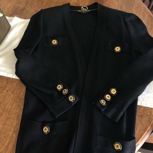 St. John Basics Santana Knit Sweater Jacket